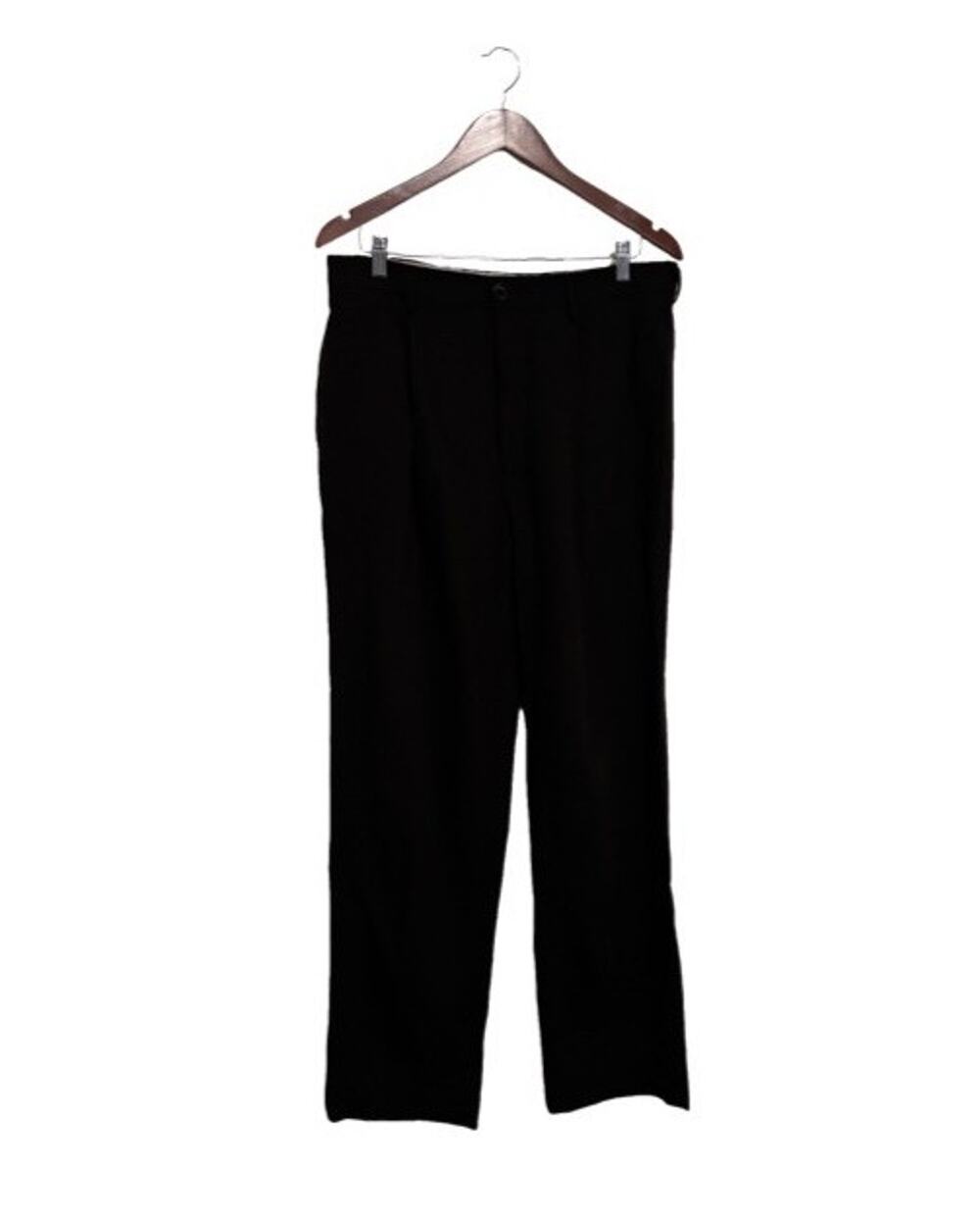 Moschino Trouser Men Wool Pleated Size 40 Dark Brown Corporate Business Vintage